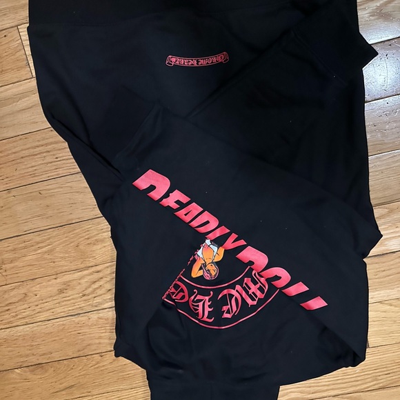 Chrome Hearts x Deadly Doll Online Exclusive Hoodie 'Black/Red' - Picture 5 of 8